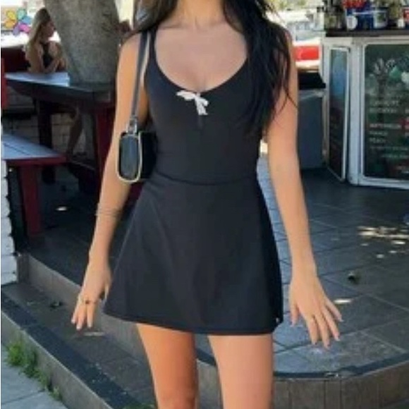 Alo tennis Alosoft Showcase Dress Black XS. Sold out in stores & online $118 - Picture 8 of 16